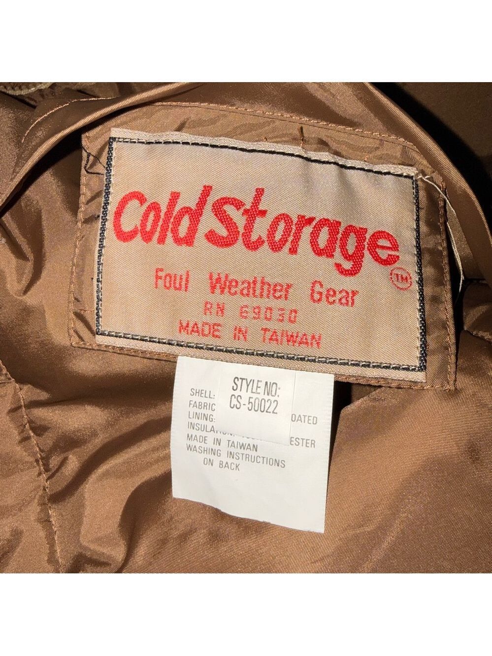 Vintage Cold Storage 3-in-1 Duck Camo Jacket XL Gore-Tex Parka & Puffer Coat EUC - Picture 14 of 14